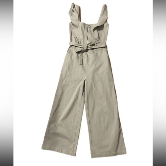 Tinsel Ruffle Belted Jumpsuit - Picture 4 of 4